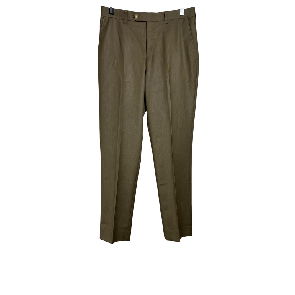 Lauren Ralph Lauren Dress Pants Women 18R Brown Straight Leg Career Trousers E05